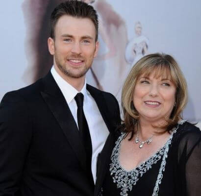 Lisa Capuano with her son Chris Evans.